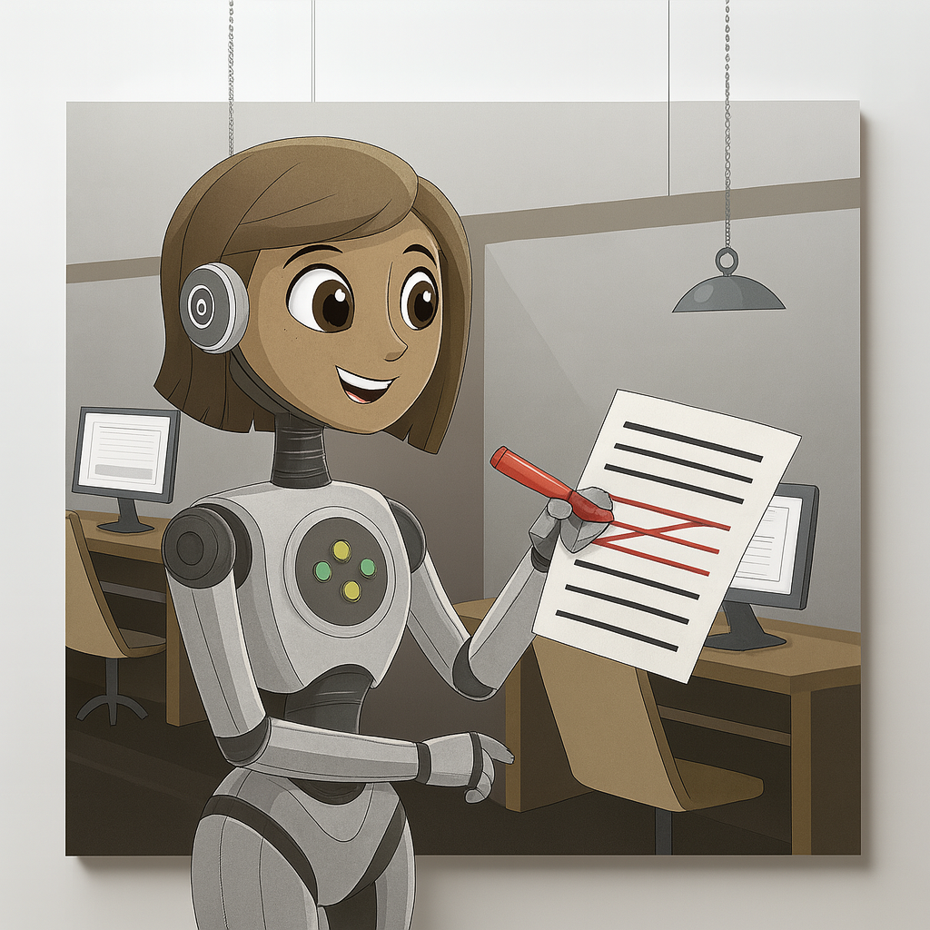 friendly-robot-redlining-words